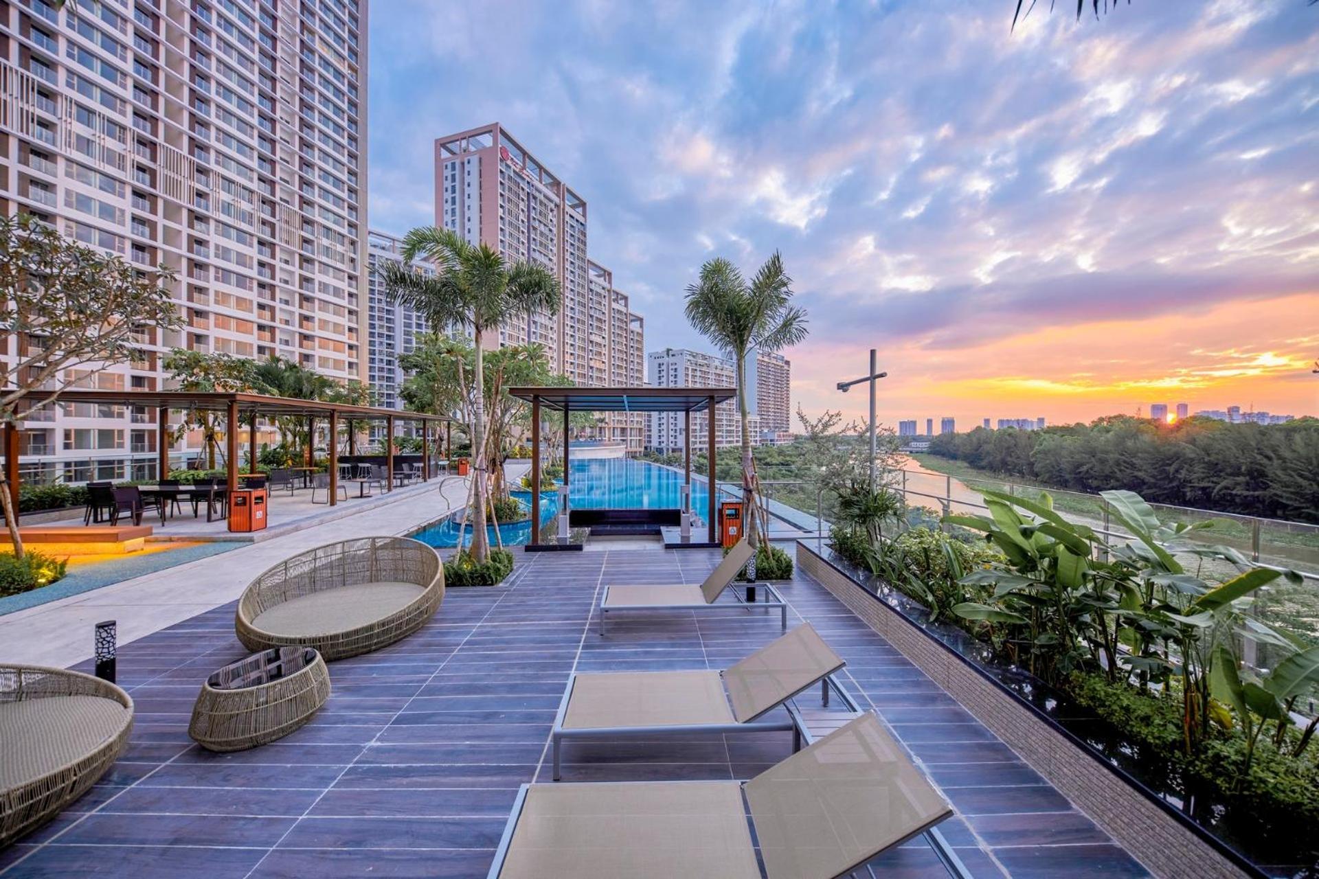 הו צ'י מין סיטי The Peak Midtown Twobedroom With Balcony מראה חיצוני תמונה