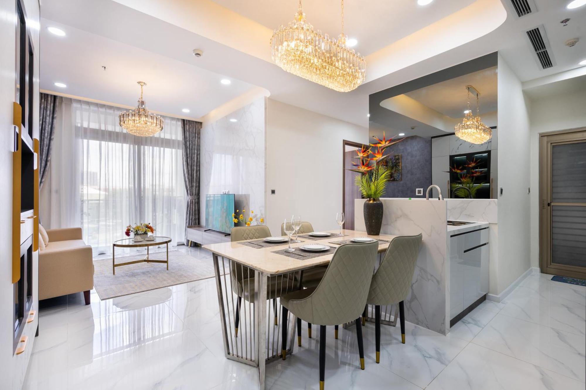 הו צ'י מין סיטי The Peak Midtown Twobedroom With Balcony מראה חיצוני תמונה