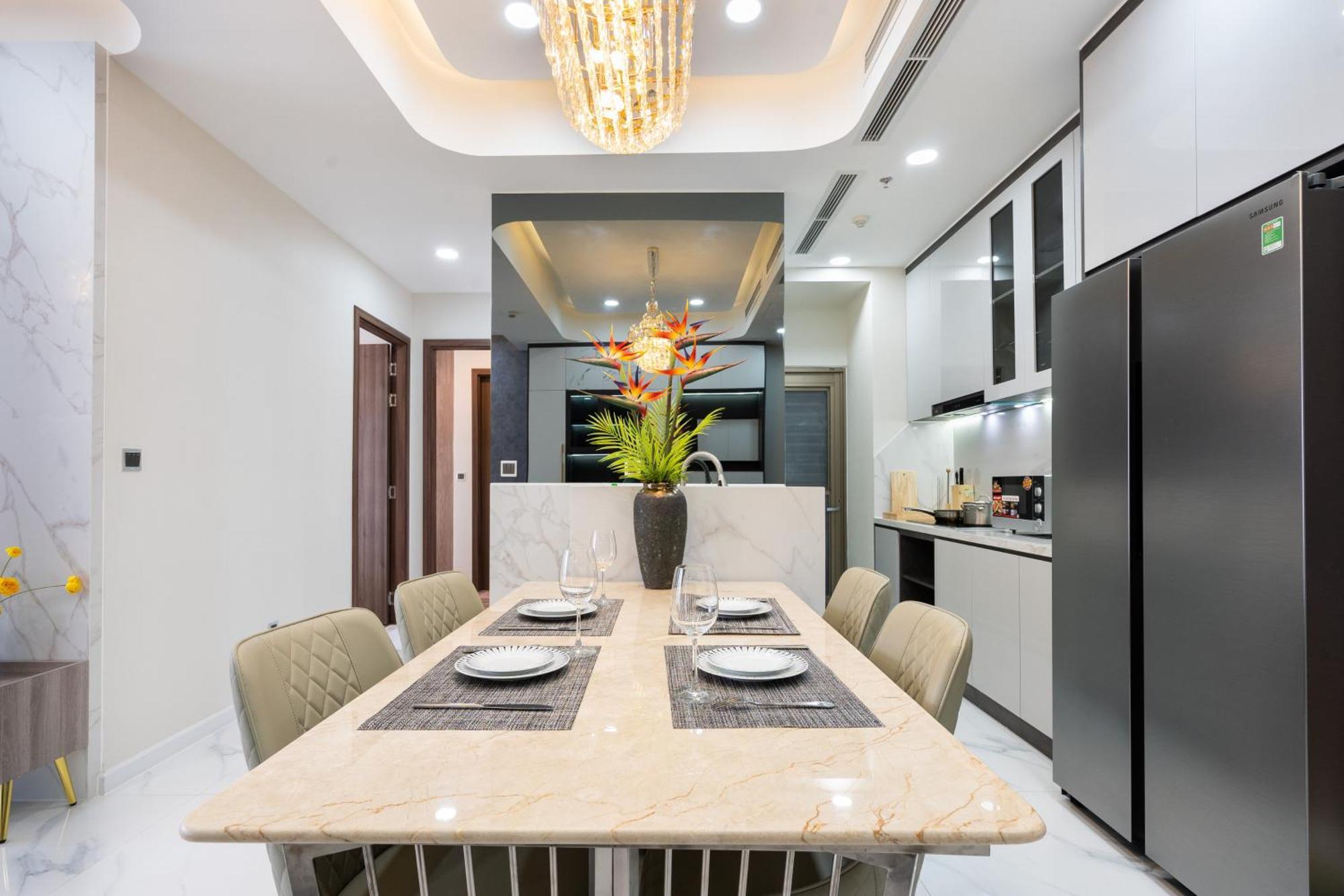 הו צ'י מין סיטי The Peak Midtown Twobedroom With Balcony מראה חיצוני תמונה