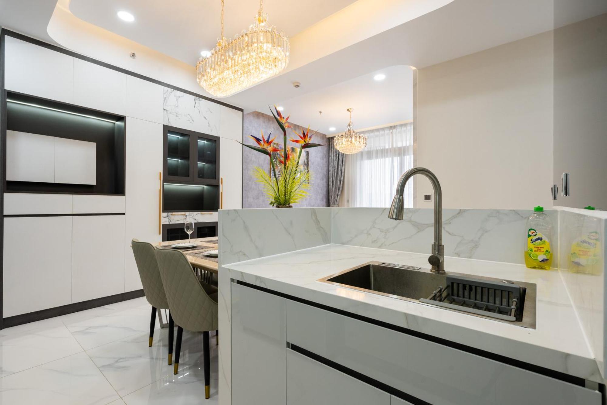 הו צ'י מין סיטי The Peak Midtown Twobedroom With Balcony מראה חיצוני תמונה