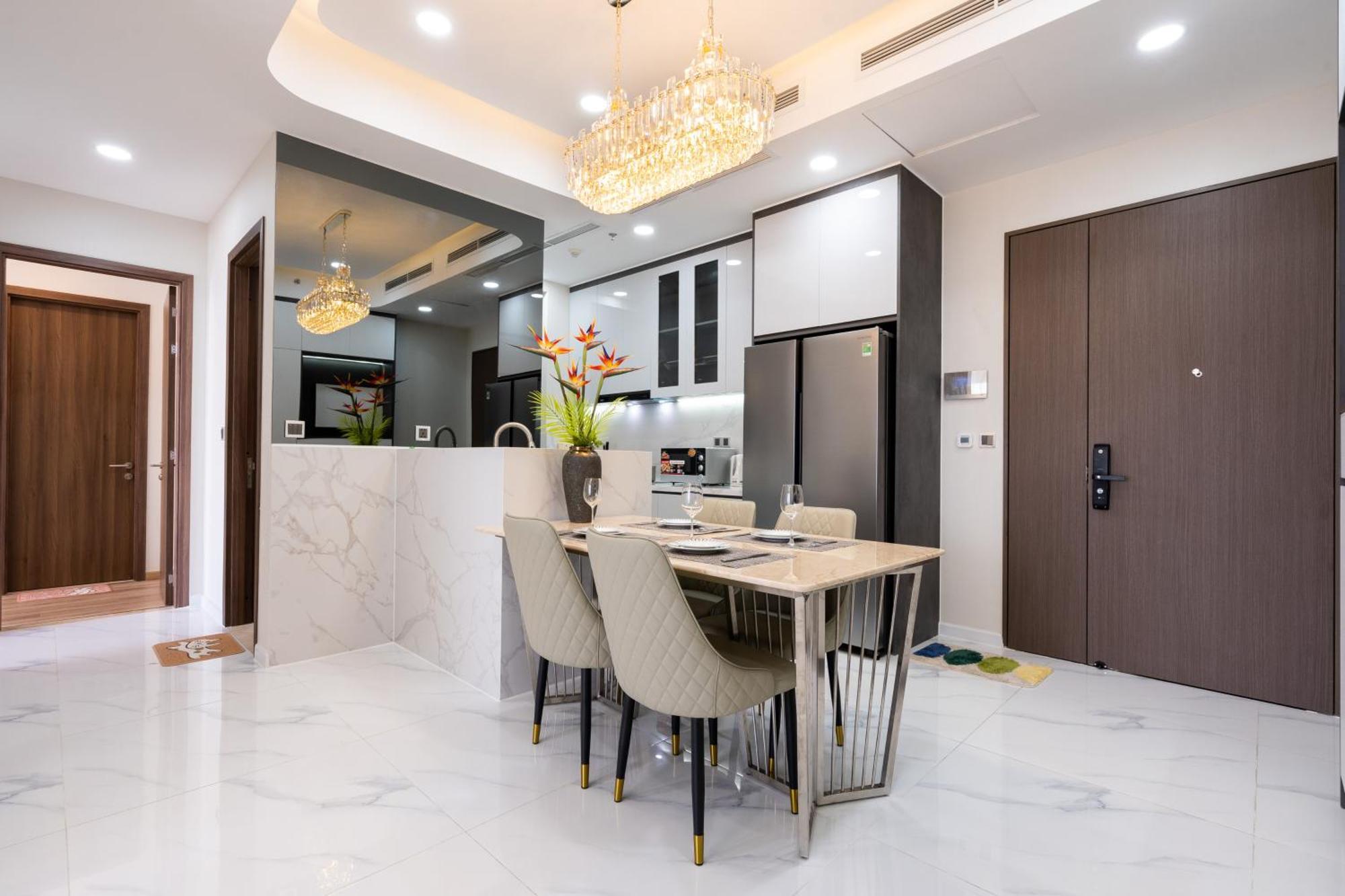 הו צ'י מין סיטי The Peak Midtown Twobedroom With Balcony מראה חיצוני תמונה