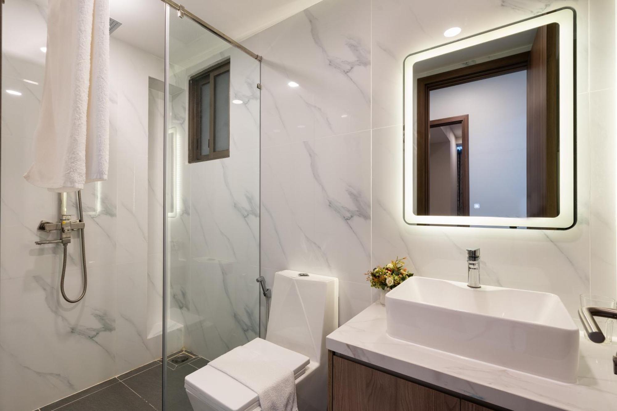 הו צ'י מין סיטי The Peak Midtown Twobedroom With Balcony מראה חיצוני תמונה