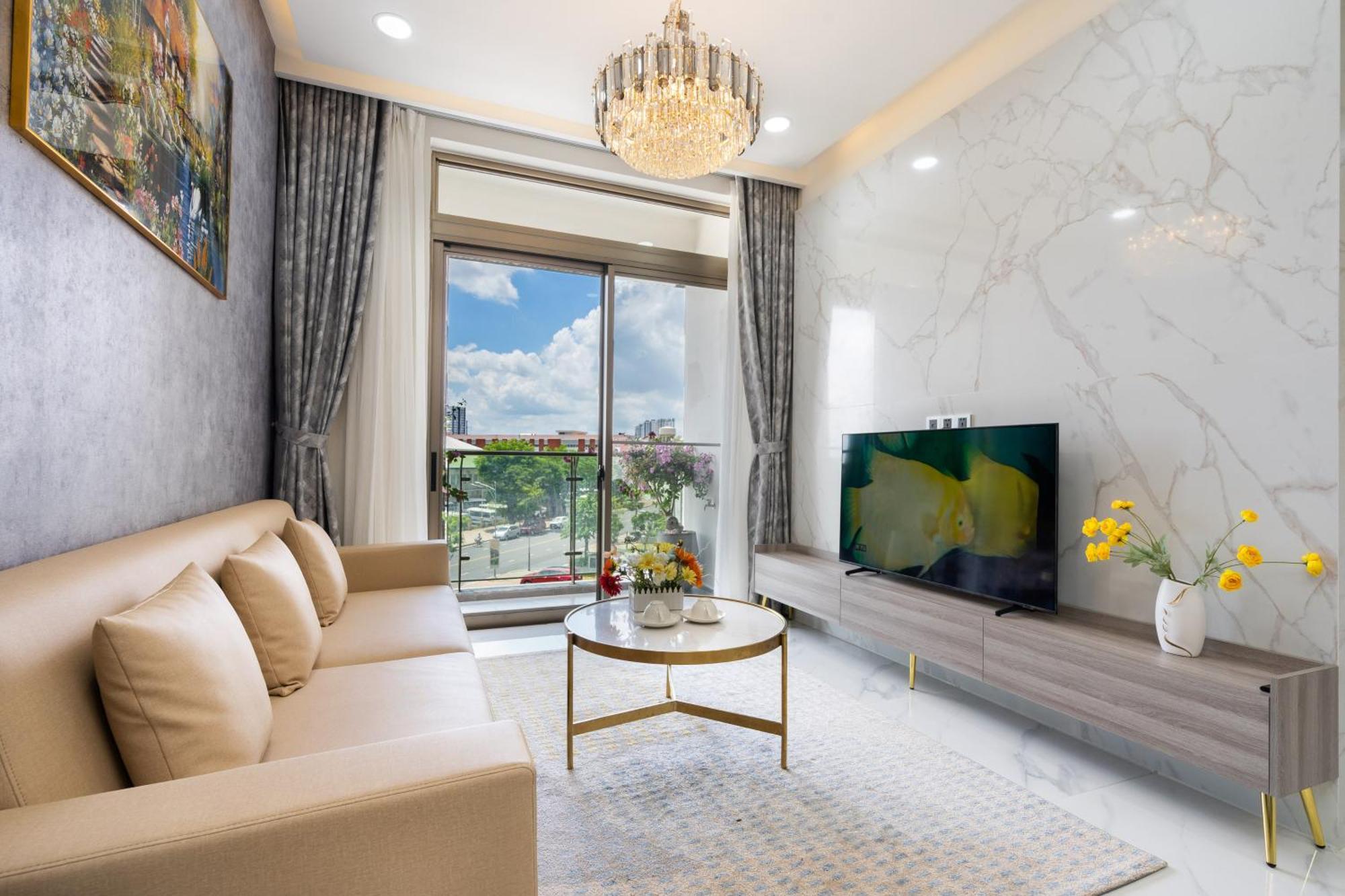הו צ'י מין סיטי The Peak Midtown Twobedroom With Balcony מראה חיצוני תמונה