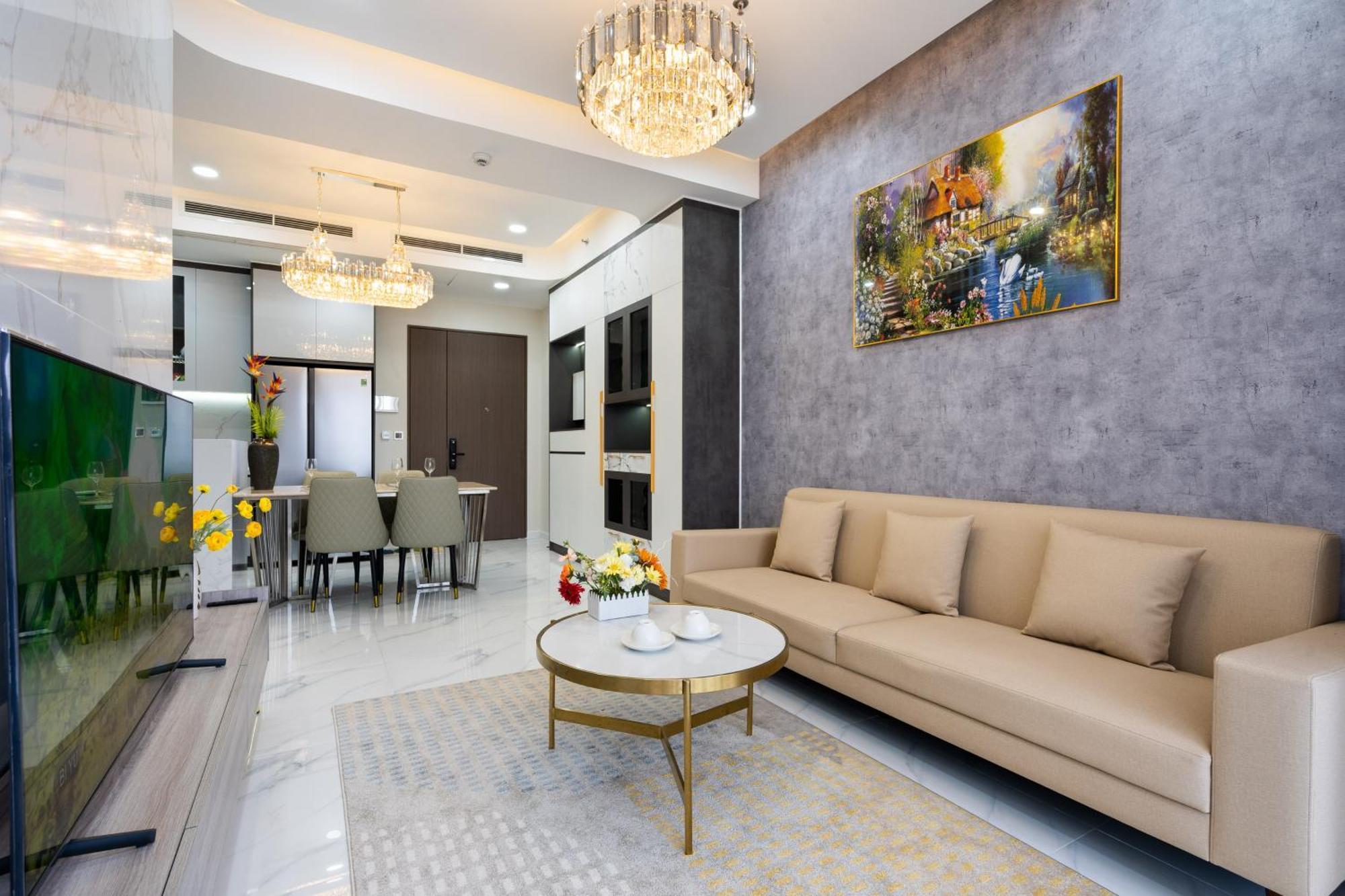 הו צ'י מין סיטי The Peak Midtown Twobedroom With Balcony מראה חיצוני תמונה
