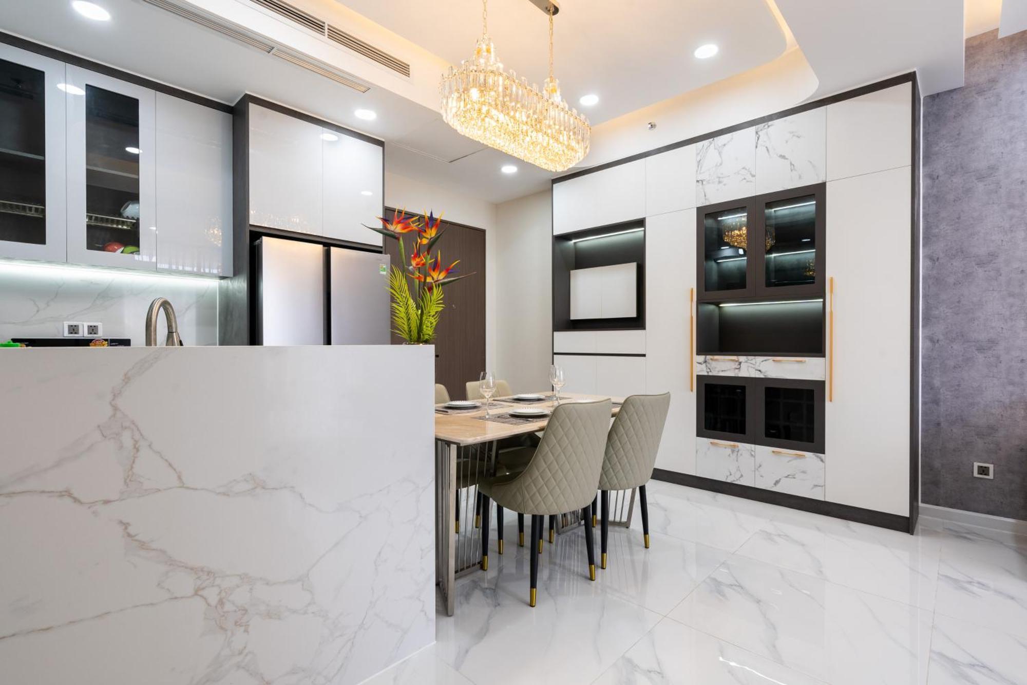 הו צ'י מין סיטי The Peak Midtown Twobedroom With Balcony מראה חיצוני תמונה