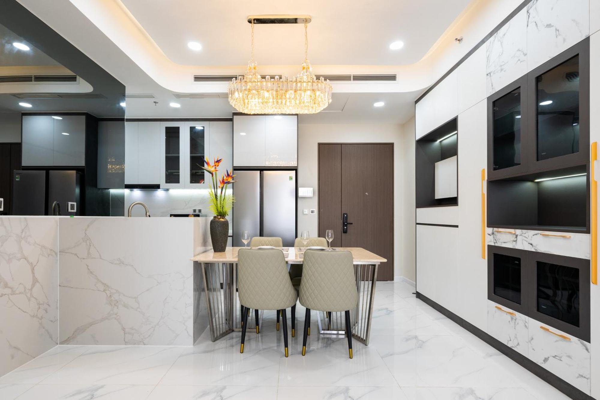 הו צ'י מין סיטי The Peak Midtown Twobedroom With Balcony מראה חיצוני תמונה