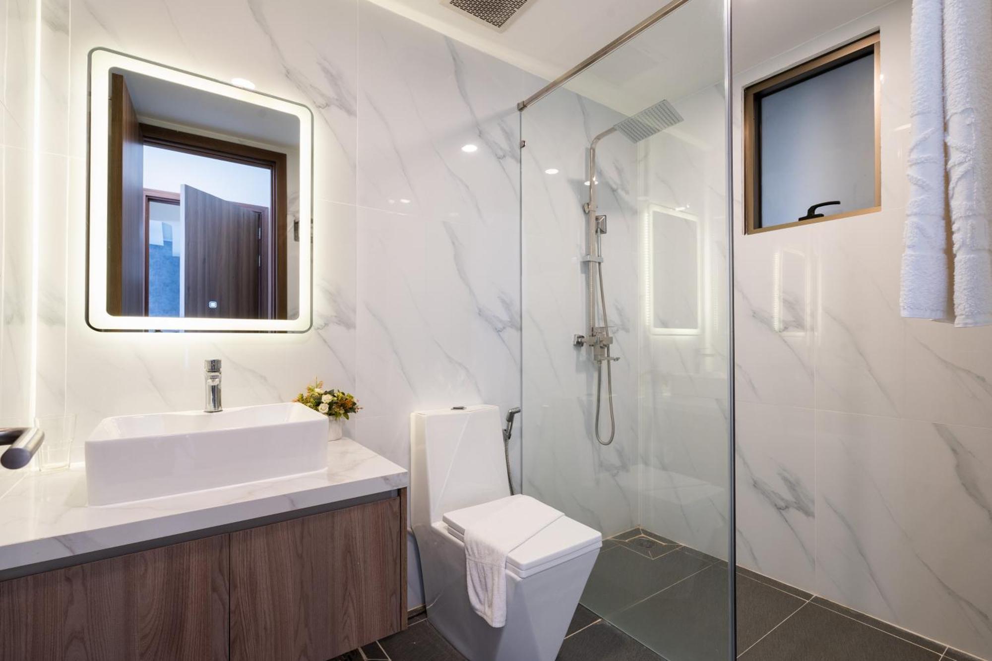 הו צ'י מין סיטי The Peak Midtown Twobedroom With Balcony מראה חיצוני תמונה