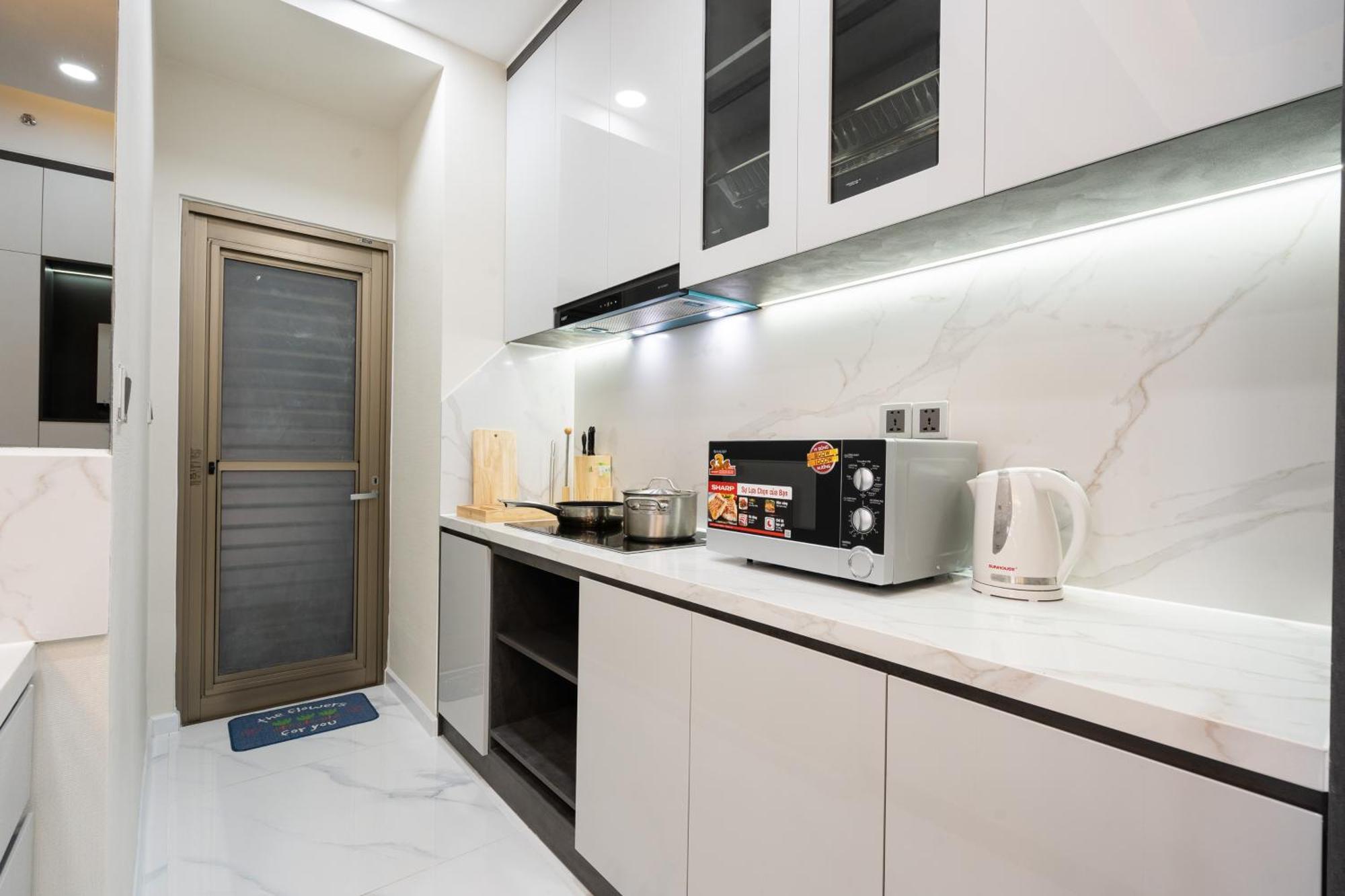 הו צ'י מין סיטי The Peak Midtown Twobedroom With Balcony מראה חיצוני תמונה