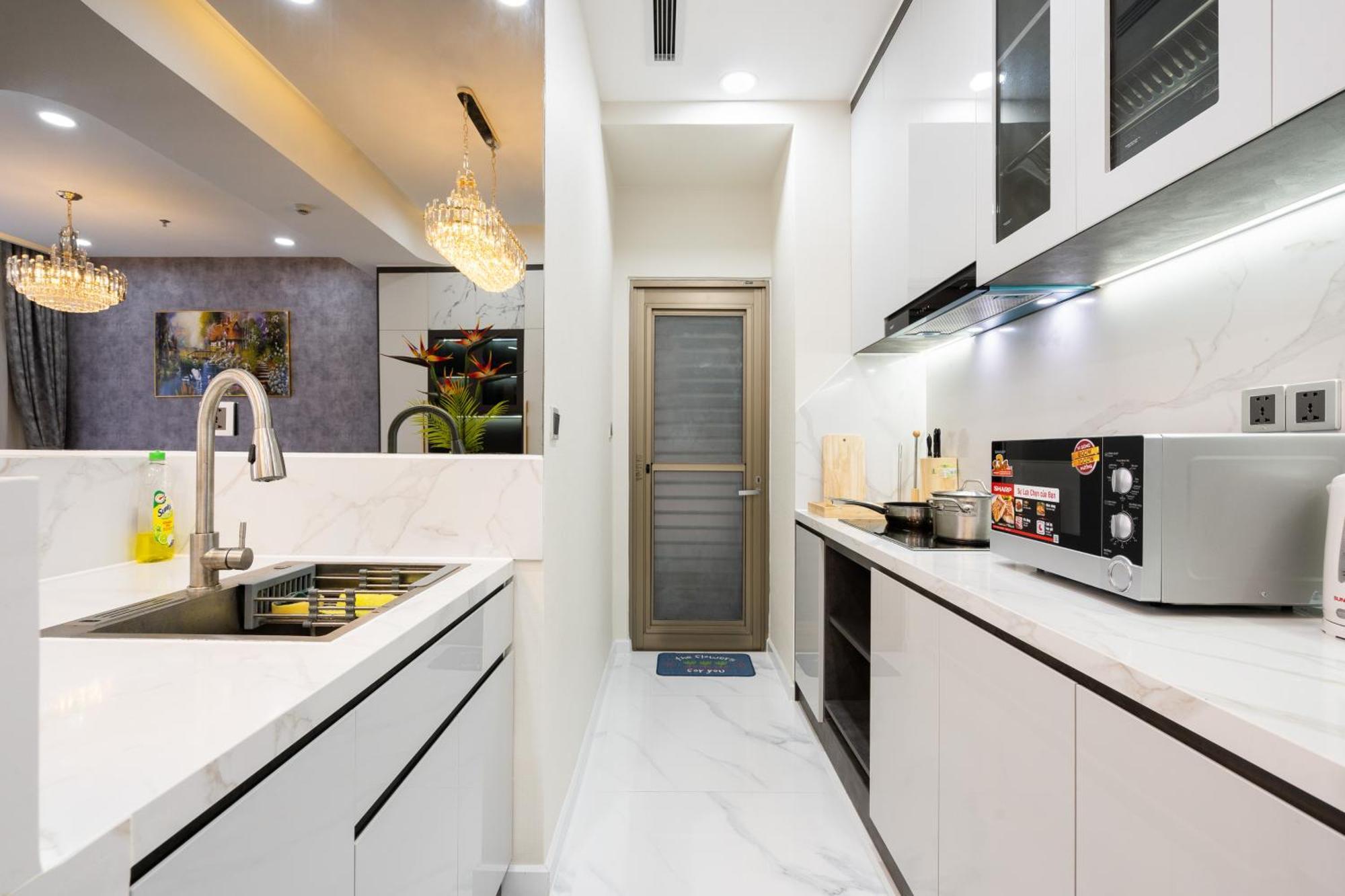 הו צ'י מין סיטי The Peak Midtown Twobedroom With Balcony מראה חיצוני תמונה