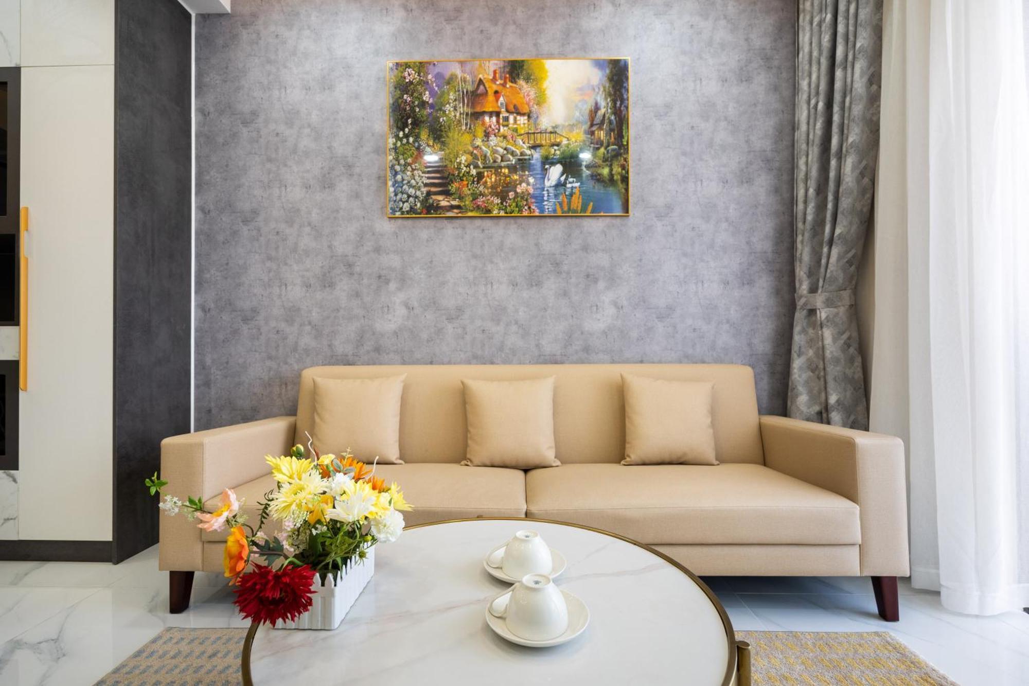 הו צ'י מין סיטי The Peak Midtown Twobedroom With Balcony מראה חיצוני תמונה